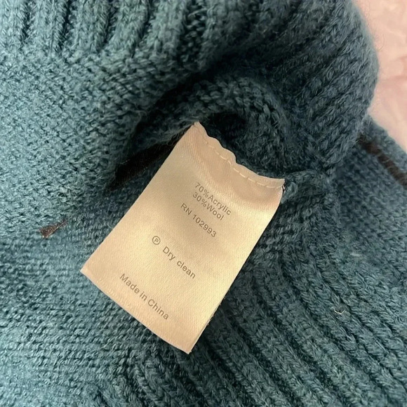 Jason Wu Collective turtleneck wool blend sweater size S - Picture 8 of 11